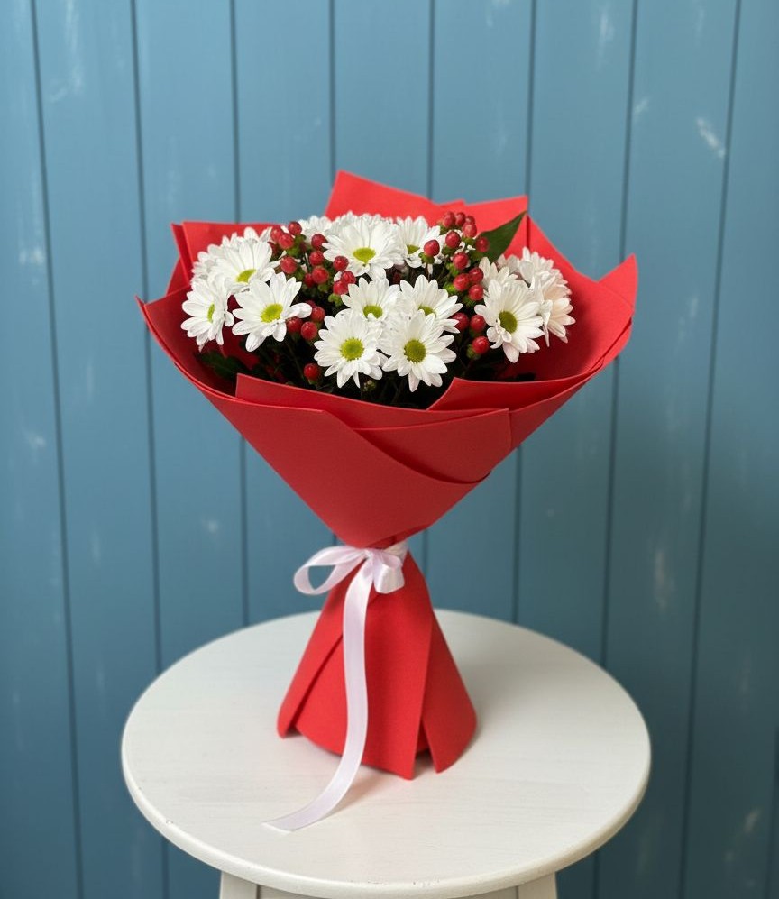 Букет цветов из: Хризантемы в Волоколамске