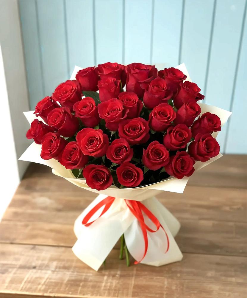 Букет 29 Красных роз в Волоколамске