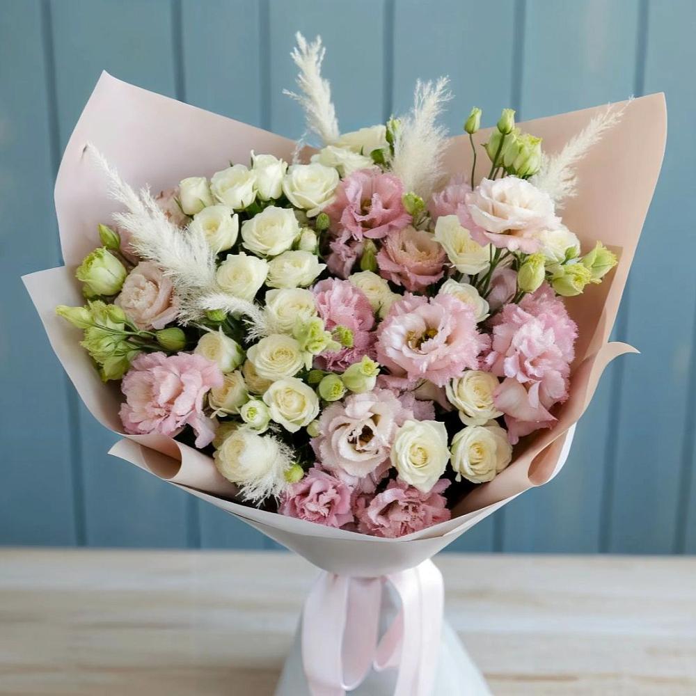 Букет цветов из: Альстромерии и Розы в Волоколамске