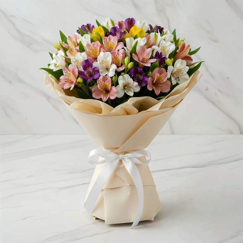 Букет цветов из: Альстромерии в Волоколамске