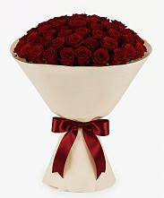 Букет 101 Бордовая роза Блэк Бакарра в Волоколамске