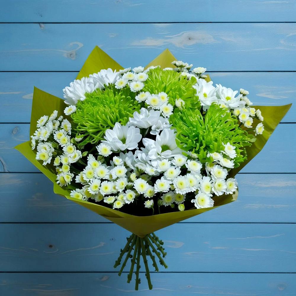 Букет цветов из: Хризантемы в Волоколамске