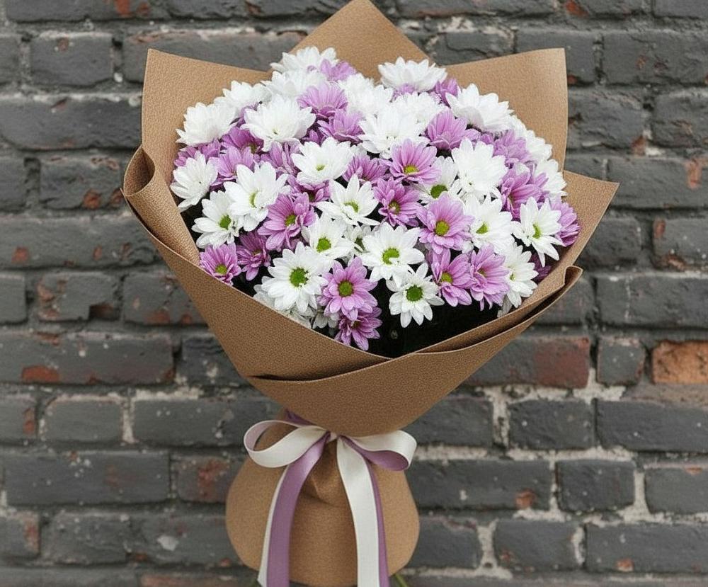 Букет цветов из: Хризантемы в Волоколамске